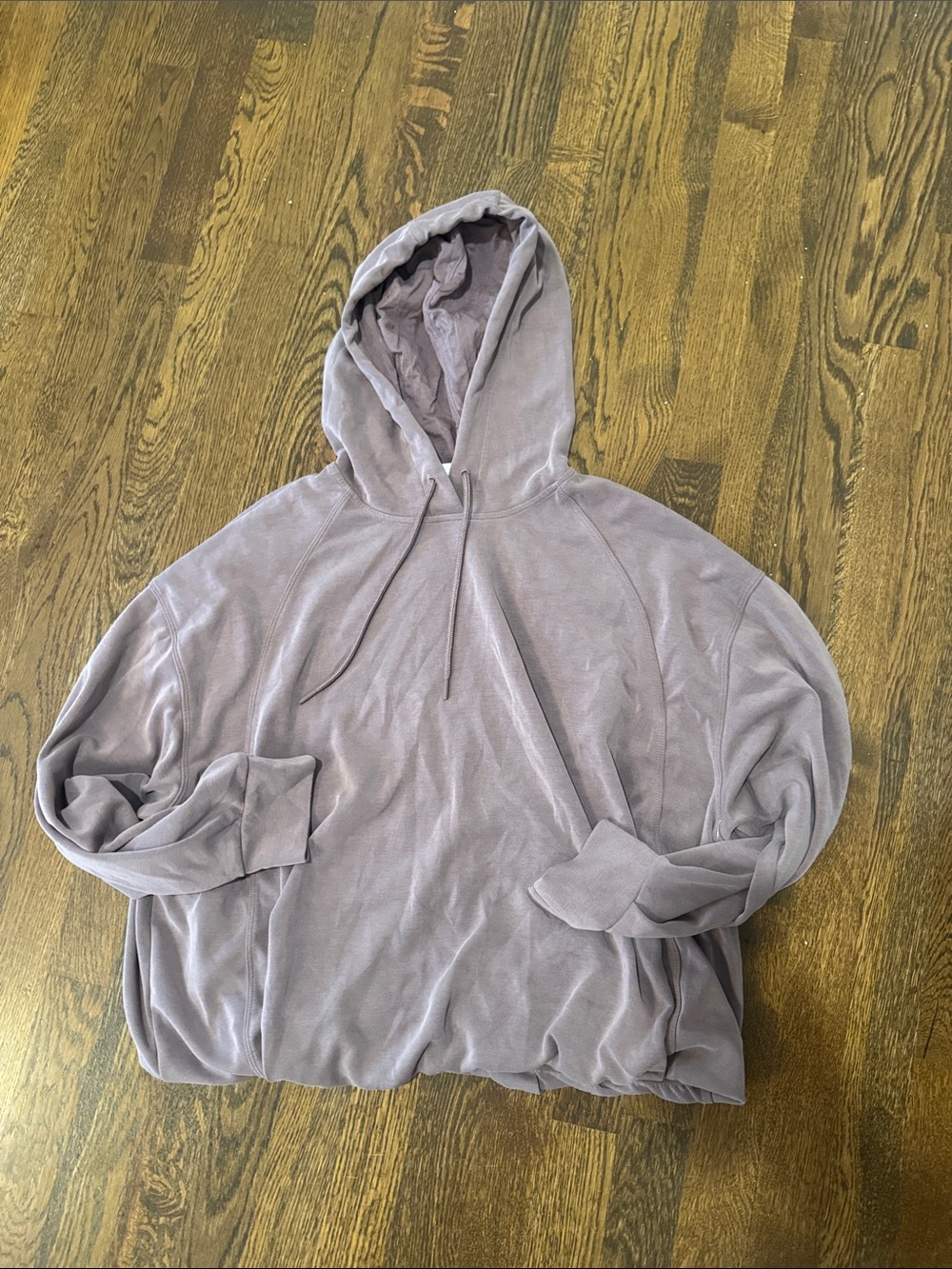Athleta Sea Soft Bubble hem Pullover Hoodie  - Women